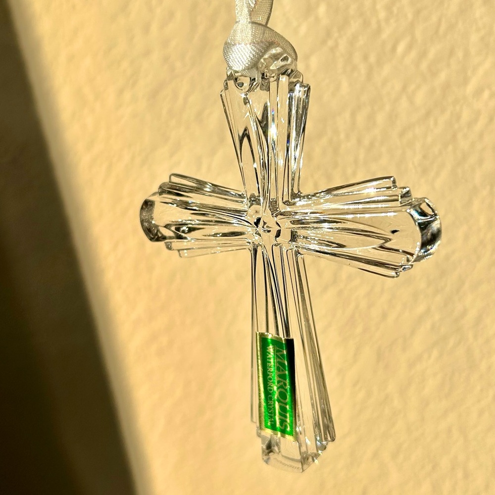 Waterford Ornament, Marquis Crystal Cross, Made in Germany - Picture 3 of 6